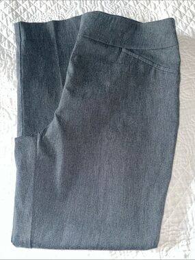 Chico’s Perfect Stretch straight leg Trousers. Size 2.5/14 Short. Gray.